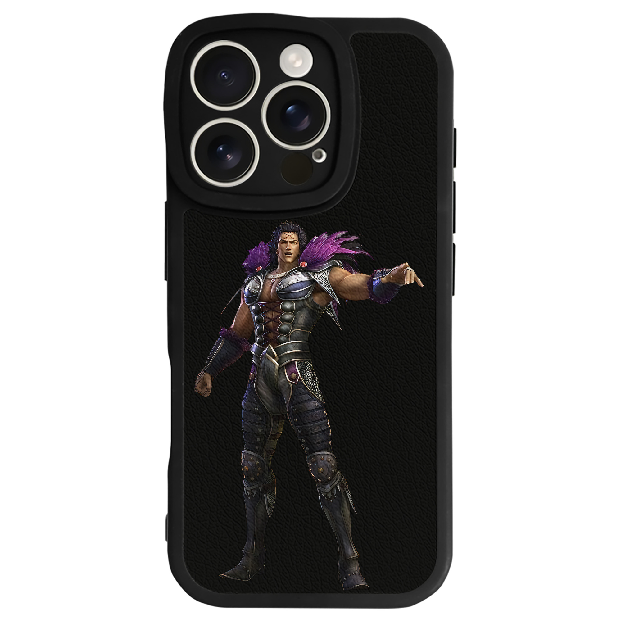 （画像用） 北斗の拳 Fist of the North Star 【iPhone 16シリーズ対応】シリコンスマホケース（レザー調） 材質：シリコン